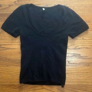 Free People Intimately Scoop Neck Cap Sleeve Top